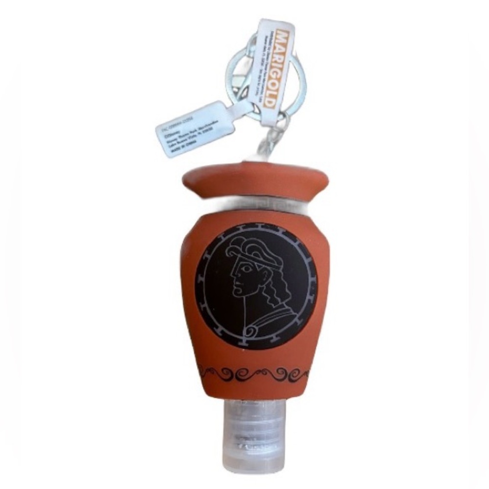 NWT *Discontinued* Disney Hercules Hand Sanitizer Holder Keychain Bag Charm